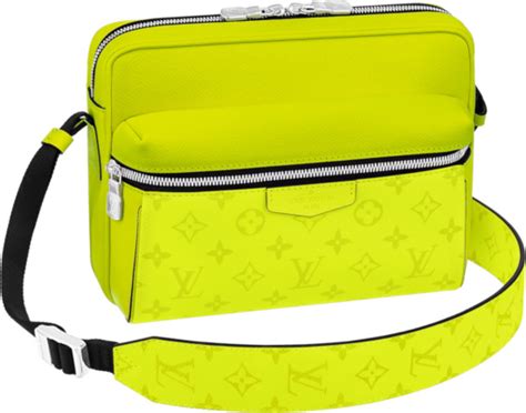 louis vuitton neon messenger bag